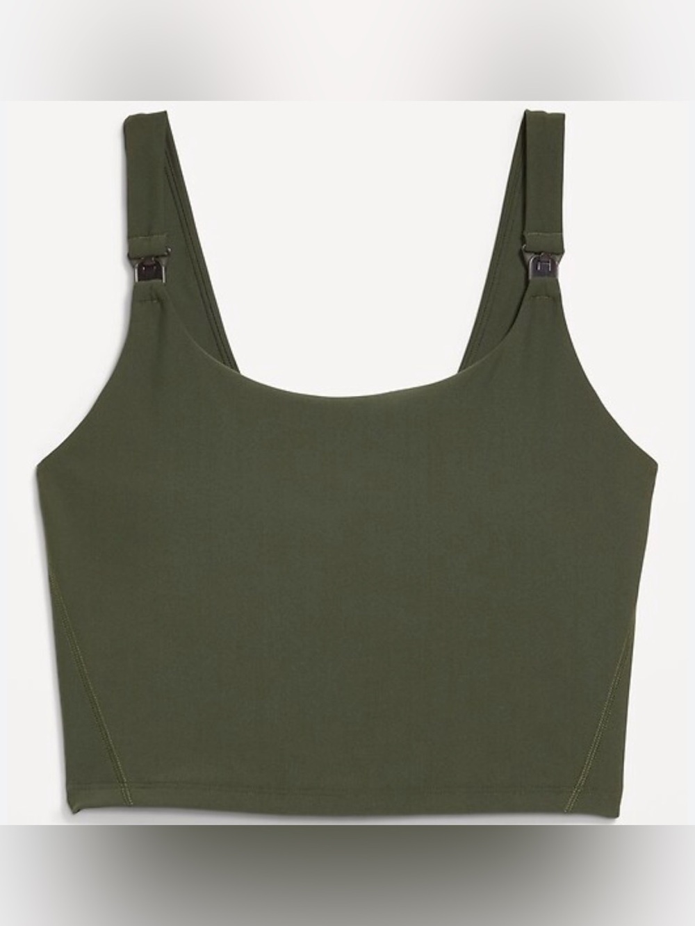 Old Navy Maternity PowerSoft Nursing Sports Bra, Green, sz M